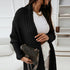 Deep V Neck Knitted Sweater - foxberryparkproducts