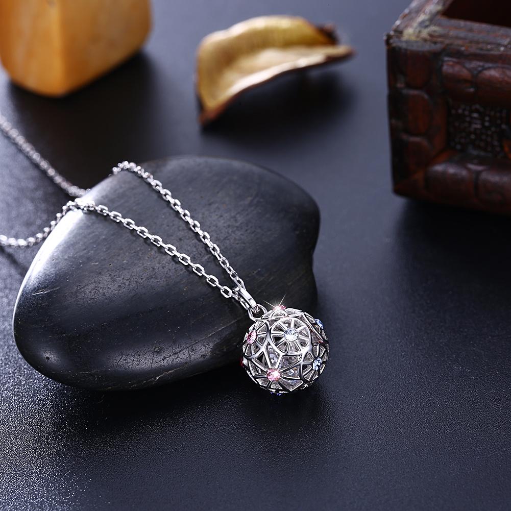 Sterling Silver Necklace with  Crystals - foxberryparkproducts