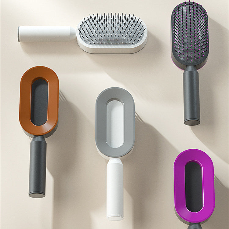 Self Cleaning Hair Brush For Women - foxberryparkproducts