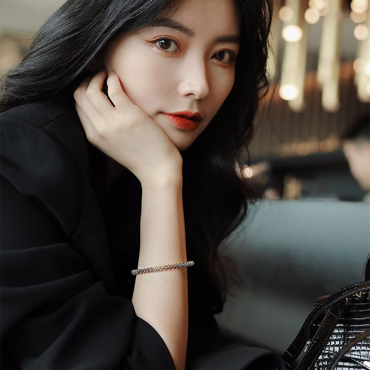 Gold Metal Open Bracelet Adjustable Fashion Gothic Metal Bangle for Women - foxberryparkproducts