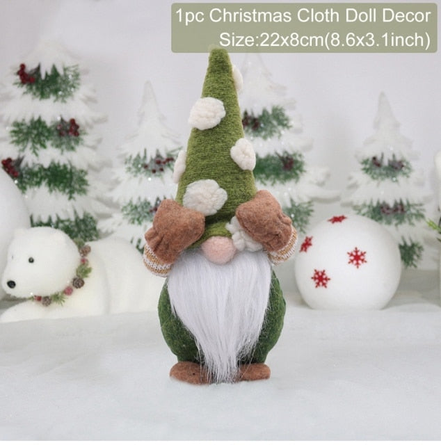 Gnome Christmas Faceless Doll  Decorations - foxberryparkproducts