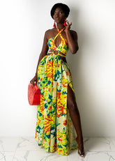 Floral Print Summer Dress - foxberryparkproducts