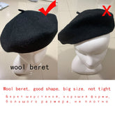 Autumn Winter Hat 100%  Wool Thick  Berets French Artist Beret - foxberryparkproducts