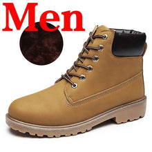 Load image into Gallery viewer, Winter Men Boots PU Outdoor Snow Ankle Boots - foxberryparkproducts
