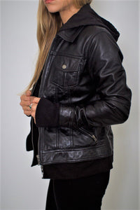 Annalise Womens Leather Jacket - foxberryparkproducts