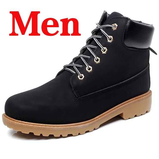 Winter Men Boots PU Outdoor Snow Ankle Boots - foxberryparkproducts