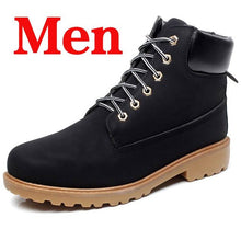 Load image into Gallery viewer, Winter Men Boots PU Outdoor Snow Ankle Boots - foxberryparkproducts
