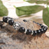 Bracelet  Black Lion Head 18K White Gold Plated       ID A114 - 1141 - foxberryparkproducts