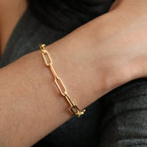 Bracelet for Women Curb Cuban Link Chain Stainless Steel Womens Bracelets Chains Davieslee Jewelry - foxberryparkproducts