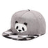 fashionspring and summer lovers baseball cap hip-hop hat male Ms. cute panda zebra rubber hatsnapback Flat-brimmed hat - foxberryparkproducts