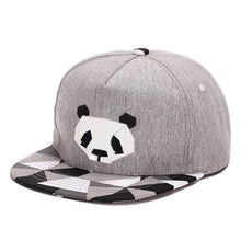Load image into Gallery viewer, fashionspring and summer lovers baseball cap hip-hop hat male Ms. cute panda zebra rubber hatsnapback Flat-brimmed hat - foxberryparkproducts
