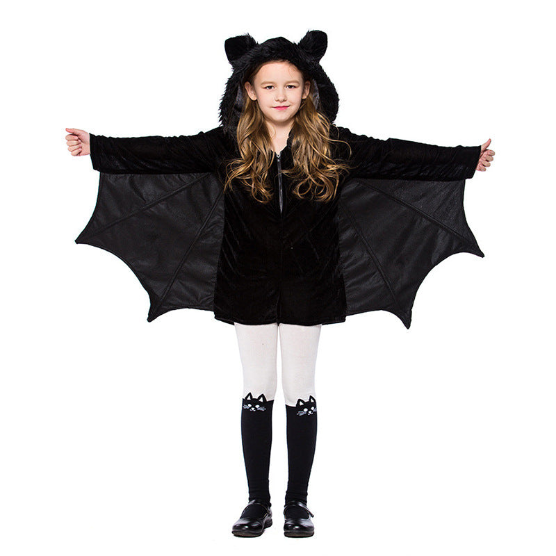 Halloween Children's Costume Black Bat Cosplay Costumes - foxberryparkproducts