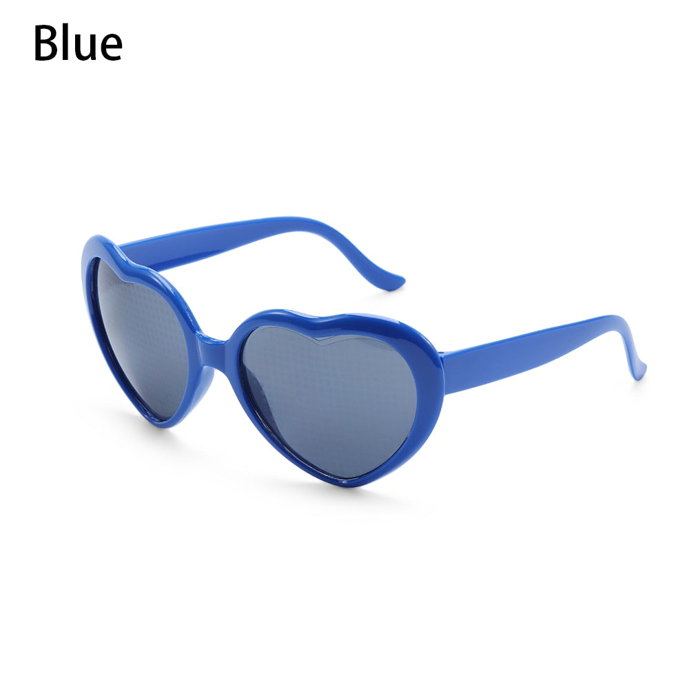 Love Heart Shaped Effects Glasses - foxberryparkproducts