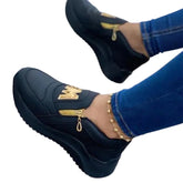 Women Casual Platform Sneakers - foxberryparkproducts