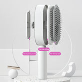 Self Cleaning Hair Brush For Women - foxberryparkproducts