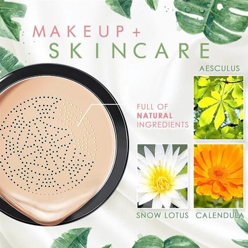 Mushroom Head Air Cushion CC Cream Moisturizing Foundation Air-permeable Natural Brightening Makeup BB Cream Korean cosmetics - foxberryparkproducts