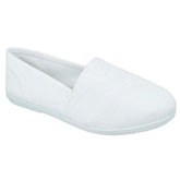 White Canvas Slip-On Shoes - foxberryparkproducts