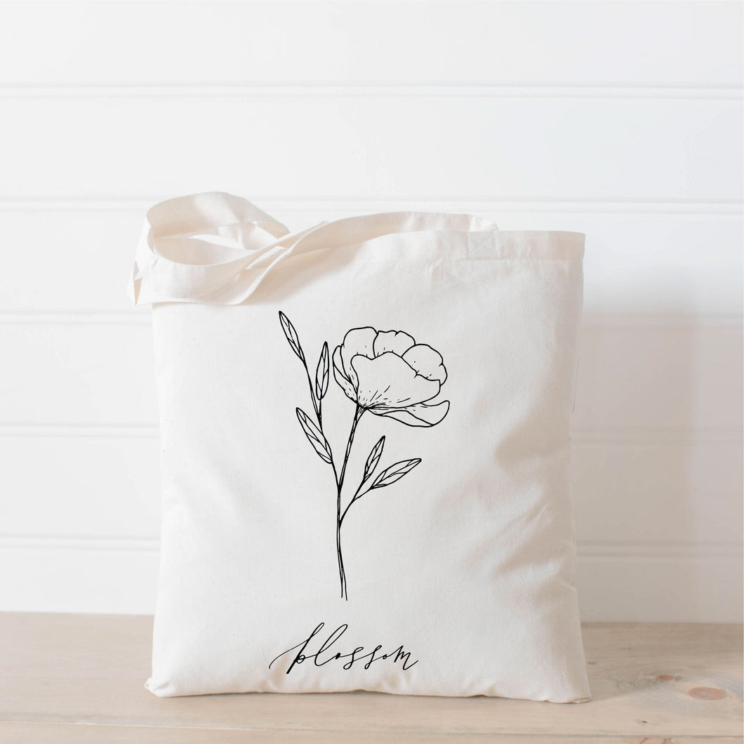 Blossom Wildflower Tote Bag - foxberryparkproducts