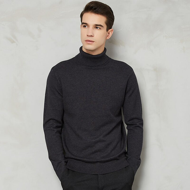 Handsome 8 Color Turtleneck Sweater - foxberryparkproducts