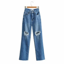 Load image into Gallery viewer, Ripped Flare Pants - foxberryparkproducts
