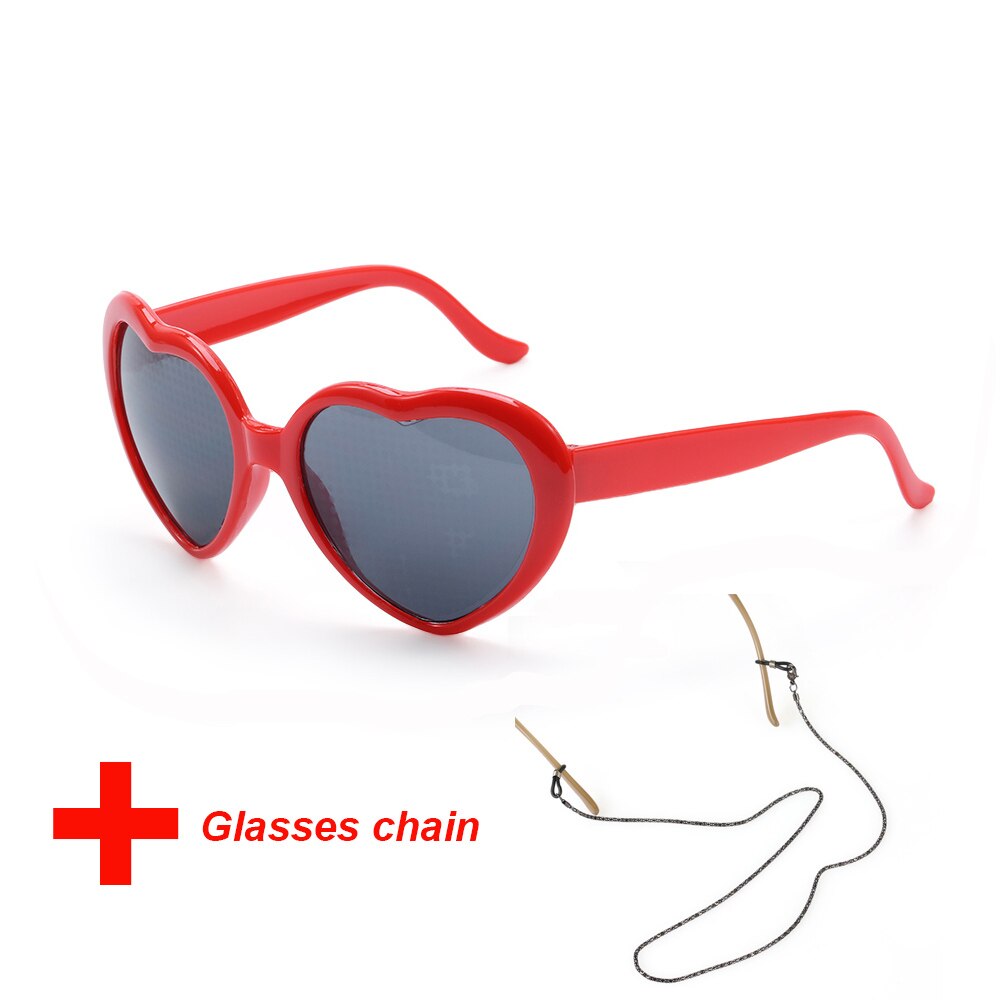 Love Heart Shaped Effects Glasses - foxberryparkproducts