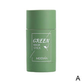 Green Tea Cleansing Clay Stick Mask Acne Cleansing Beauty Skin Green Tea Moisturizing Hydrating Whitening Care Face - foxberryparkproducts
