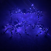 New Halloween Glowing Plush Spider Decoration Prop - foxberryparkproducts