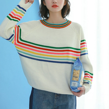 Load image into Gallery viewer, Candy Stripes Sweater - foxberryparkproducts
