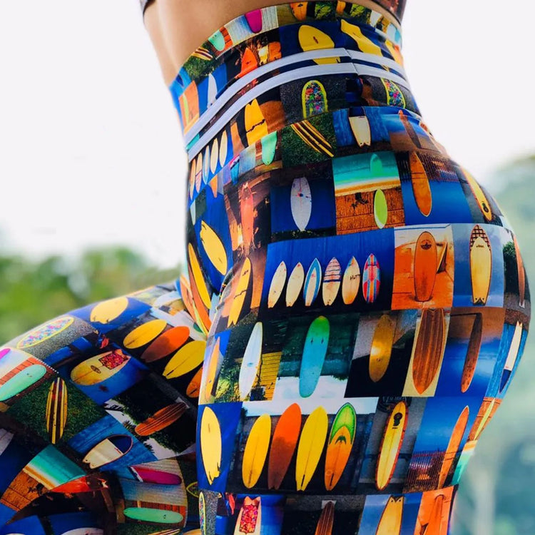 S-3XL New arrival Women Leggings Workout Sport Legging Digital Print Stretch Fitness Running Pants High Waist Push Up Leggins - foxberryparkproducts
