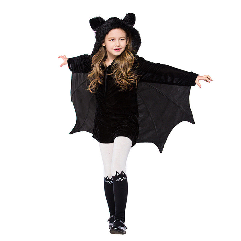 Halloween Children's Costume Black Bat Cosplay Costumes - foxberryparkproducts