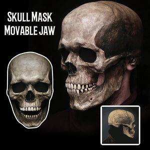 Full Head Skull Skeleton Mask Halloween Costume - foxberryparkproducts