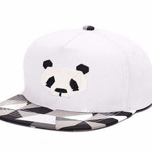 Load image into Gallery viewer, fashionspring and summer lovers baseball cap hip-hop hat male Ms. cute panda zebra rubber hatsnapback Flat-brimmed hat - foxberryparkproducts
