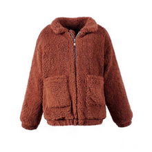 Load image into Gallery viewer, Winter Lambswool Thick Jacket Winter Women - foxberryparkproducts
