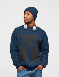 Mens Y Logo Crewneck Sweatshirt - foxberryparkproducts