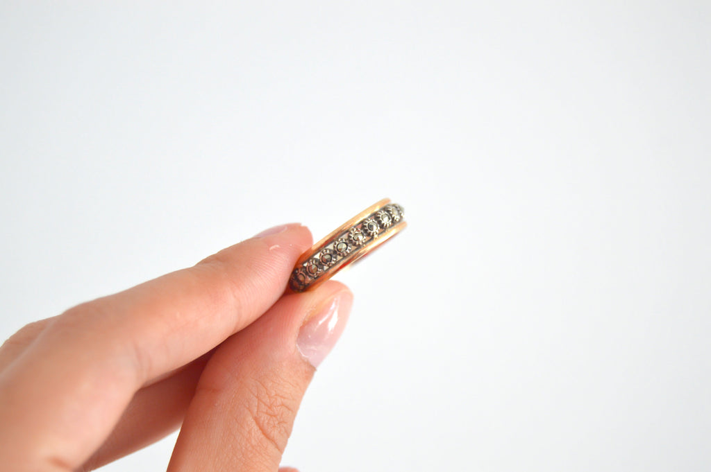 Ring   Marcasite Portuguese Handmade                          ID  A113 - 1128 - foxberryparkproducts