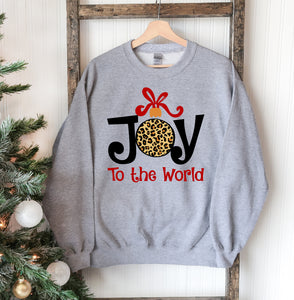 Joy To The World Christmas Sweatshirt - foxberryparkproducts