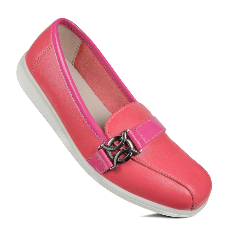 Aerosoft Sizigy Women’s Comfortable Flat Loafers - foxberryparkproducts