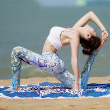 Load image into Gallery viewer, Peacock Yoga Pants - foxberryparkproducts
