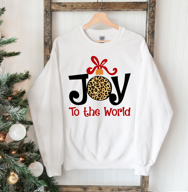 Joy To The World Christmas Sweatshirt - foxberryparkproducts