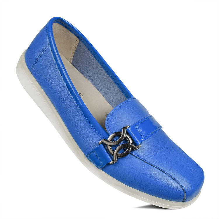 Aerosoft Sizigy Women’s Comfortable Flat Loafers - foxberryparkproducts