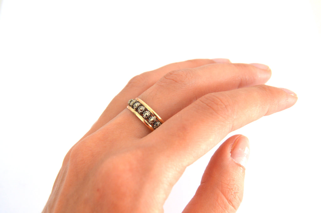 Ring   Marcasite Portuguese Handmade                          ID  A113 - 1128 - foxberryparkproducts