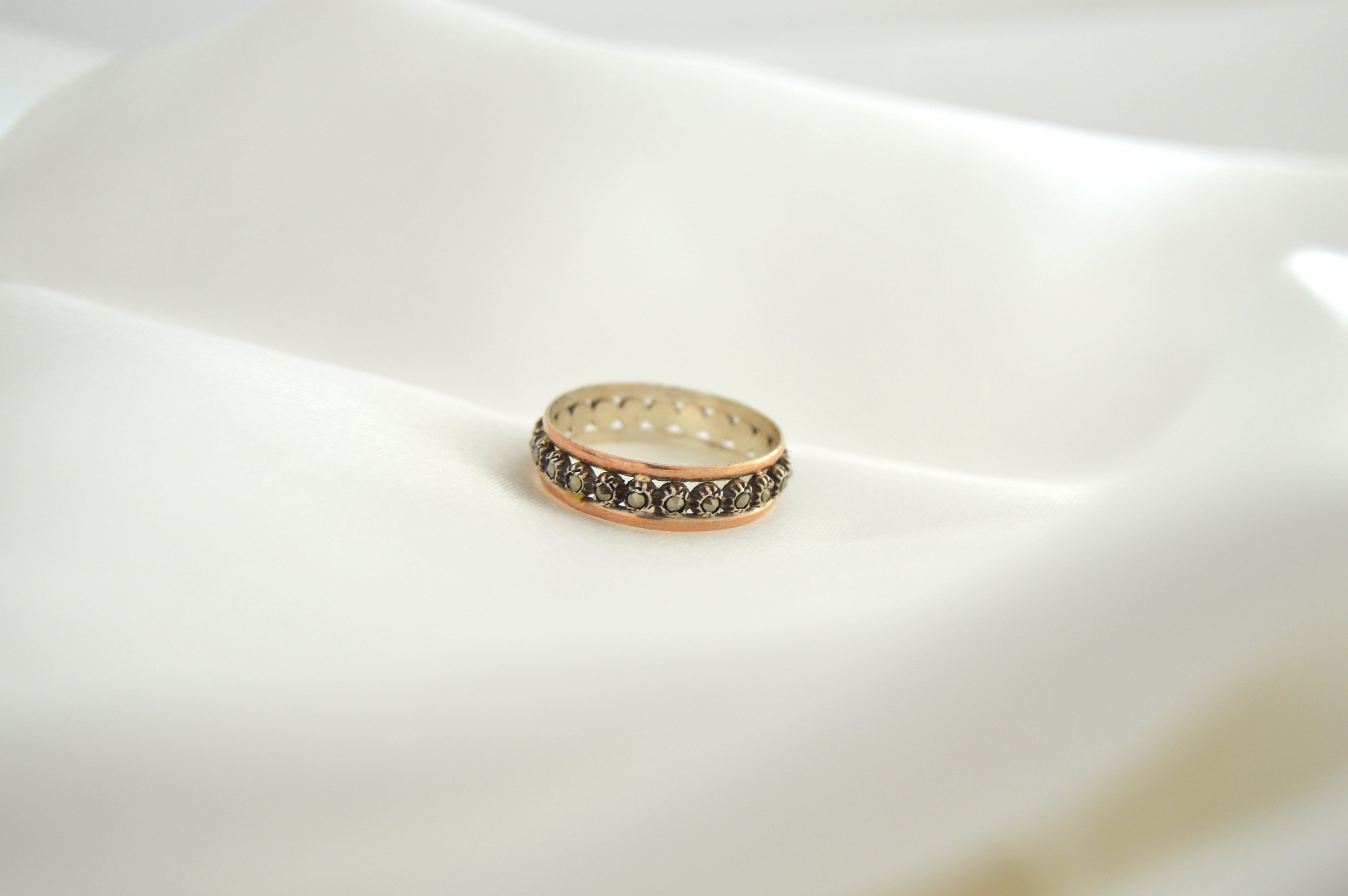 Ring   Marcasite Portuguese Handmade                          ID  A113 - 1128 - foxberryparkproducts
