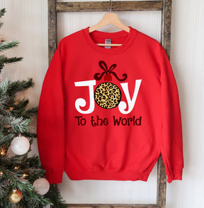 Joy To The World Christmas Sweatshirt - foxberryparkproducts