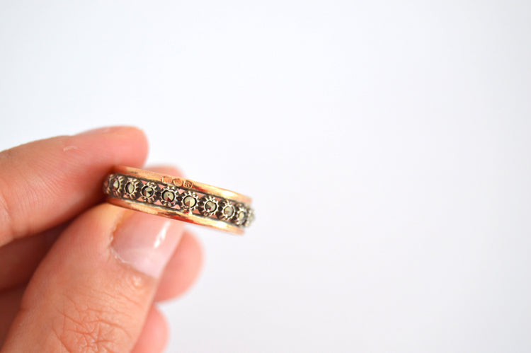 Ring   Marcasite Portuguese Handmade                          ID  A113 - 1128 - foxberryparkproducts