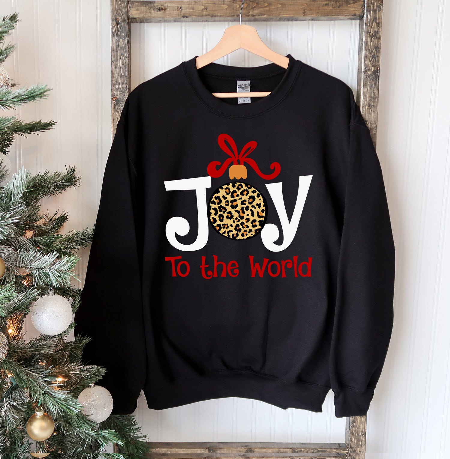 Joy To The World Christmas Sweatshirt - foxberryparkproducts