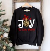Joy To The World Christmas Sweatshirt - foxberryparkproducts