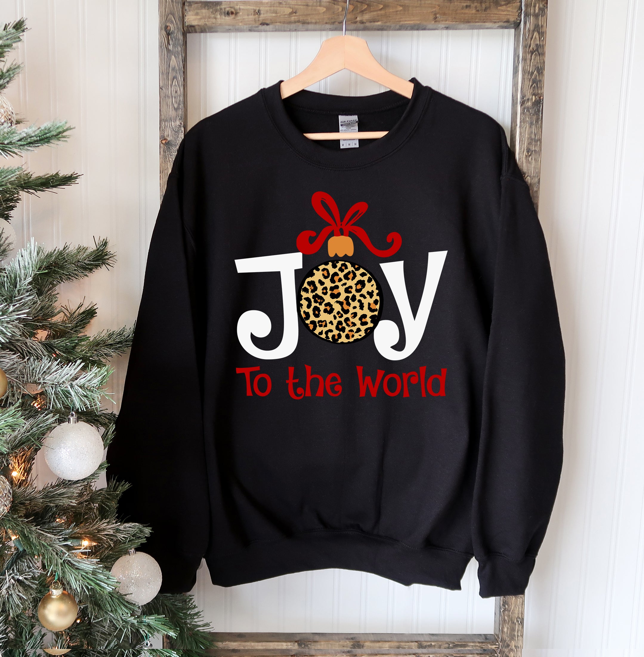 Joy To The World Christmas Sweatshirt - foxberryparkproducts