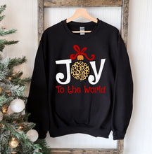Load image into Gallery viewer, Joy To The World Christmas Sweatshirt - foxberryparkproducts
