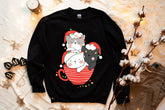 Cute Cats Cup Christmas Sweatshirt - foxberryparkproducts