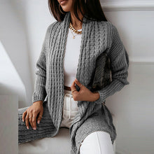 Load image into Gallery viewer, Deep V Neck Knitted Sweater - foxberryparkproducts
